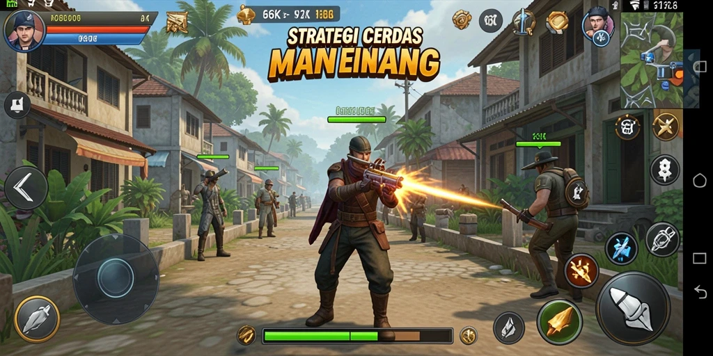 Tampilan gameplay 66K yang menarik dan penuh strategi.