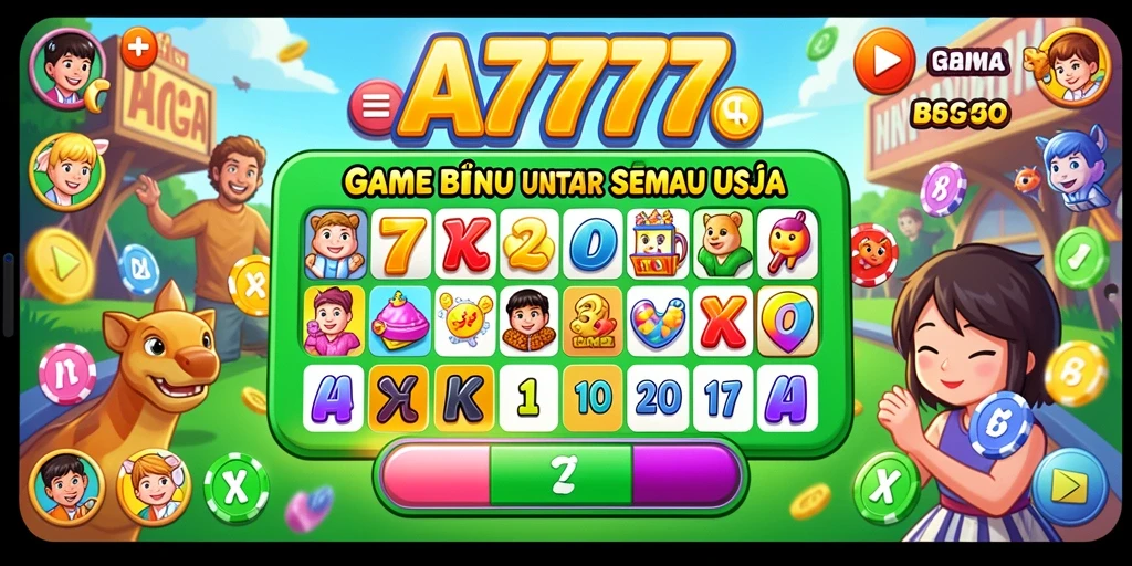 Tampilan gameplay seru dalam A7777 Bingo.