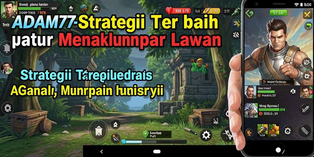 Tampilan gameplay ADAM77 yang memukau dalam pertarungan strategi.