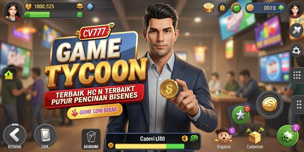 Tampilan gameplay seru dari CV777 yang menantang strategi bisnis Anda.