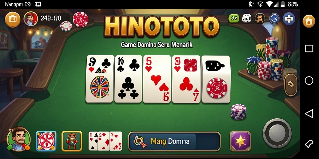 Tampilan menarik dari gameplay HINOTOTO yang seru.
