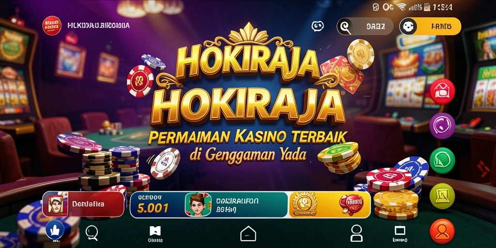 Tampilan menarik gameplay Kasino HOKIRAJA yang mengasyikkan.