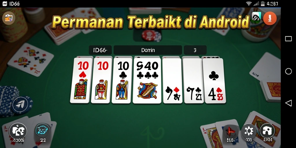 Tampilan gameplay yang seru dari ID66 dengan Domino.