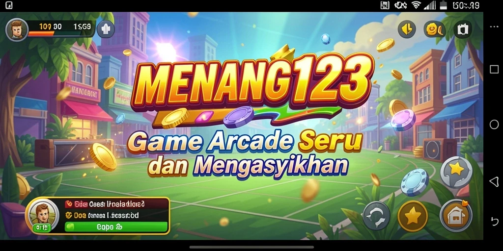Tampilan gameplay MENANG123 yang penuh aksi dalam petualangan Arcade.