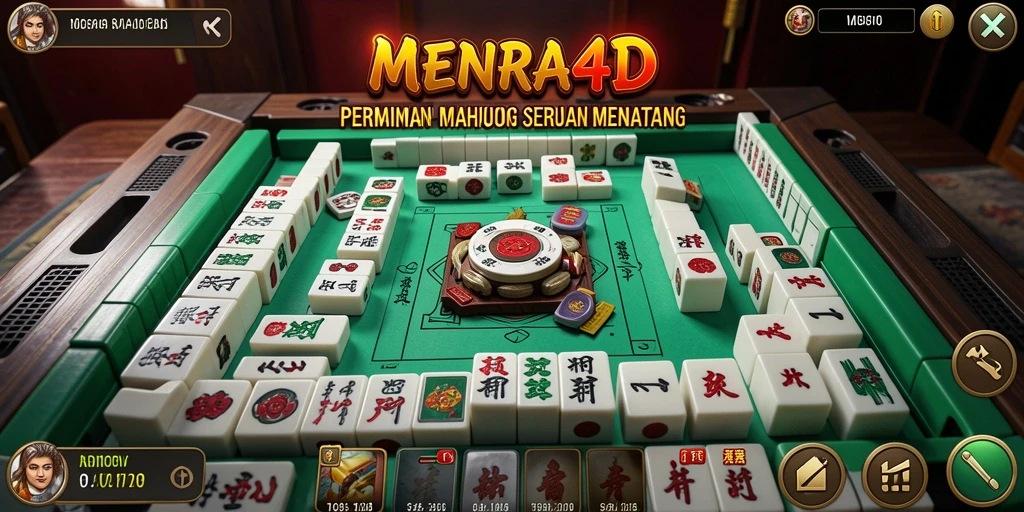 Tampilan permainan Mahjong yang menarik dan menantang di MENARA4D.