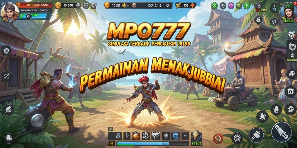 Screenshot MPO777 menampilkan gameplay simulasi yang interaktif dan mendalam.