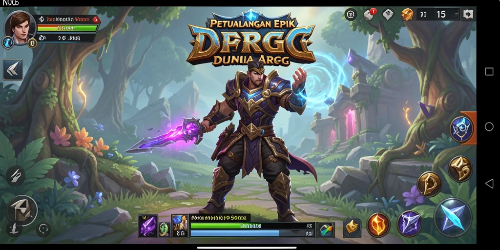Screenshot permainan N06 dengan pertarungan seru dan karakter yang epik.
