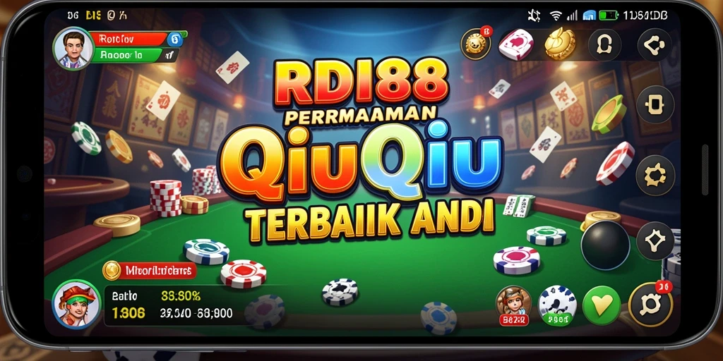 Screenshot utama RDI88 menunjukkan aksi seru permainan QiuQiu.
