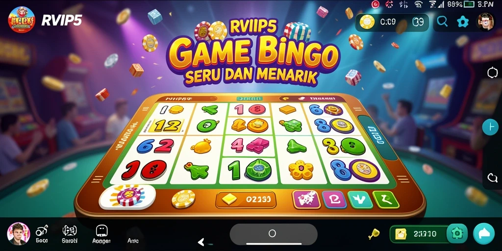 Tampilan menarik gameplay Bingo di RVIP5