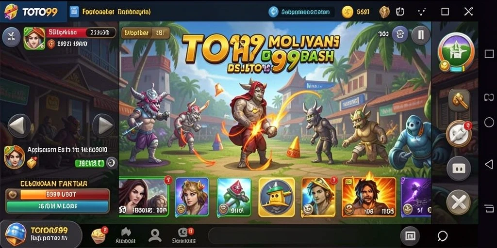 Tampilan utama TOTO99 dengan akses mudah ke berbagai tool utility.